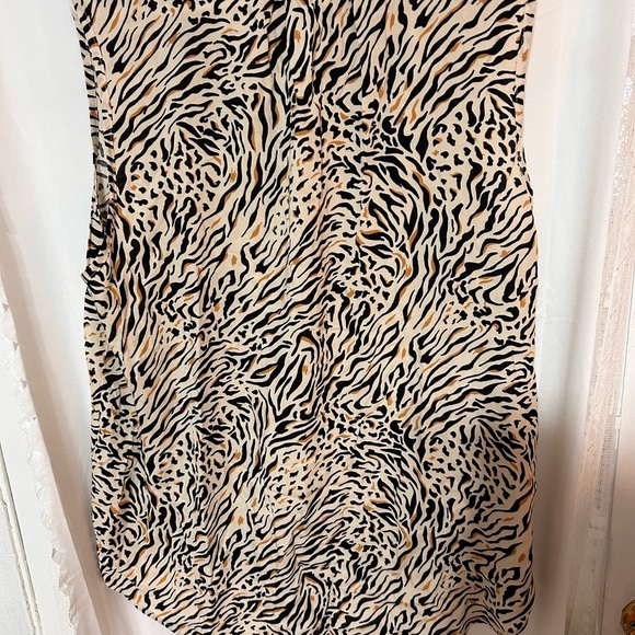 Soyaconcept xl Animal Print Sleeveless Blouse- clubbing- dance- party - Picture 3 of 9